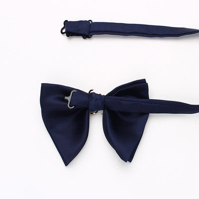 Men's Gold Vine Leaf Oversized Pointed Bow Tie