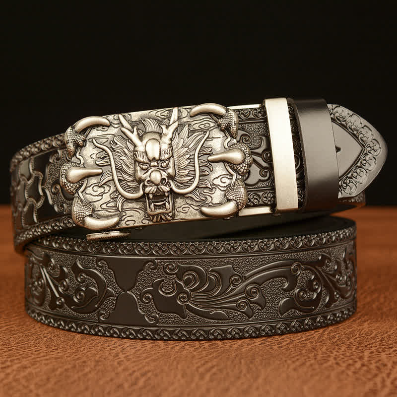 Men's Mighty Dragon Claw Leather Belt