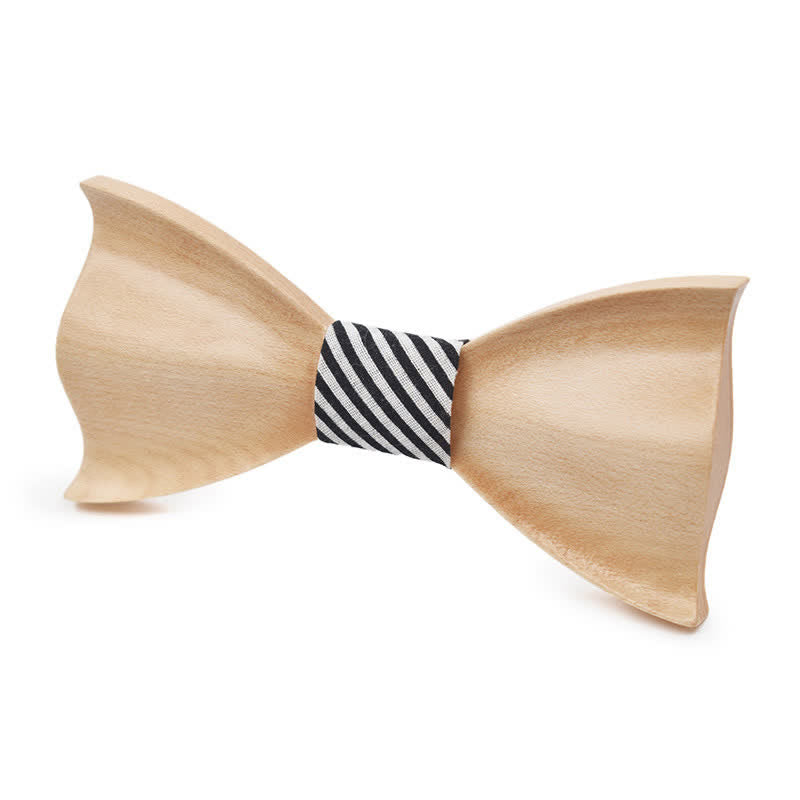 Men's Classic Maple Wooden Bow Tie