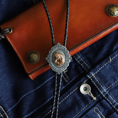 Western Trend Rodeo Horse Head Bolo Tie