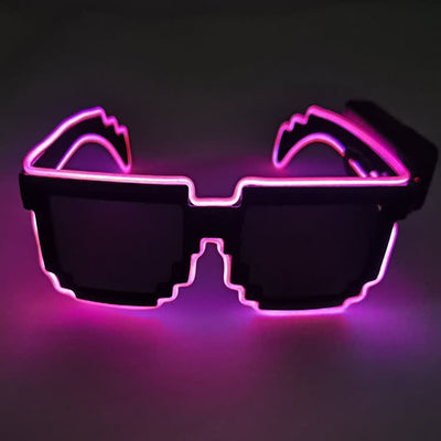 Creative Mosaic LED Wireless Party Mode Glasses