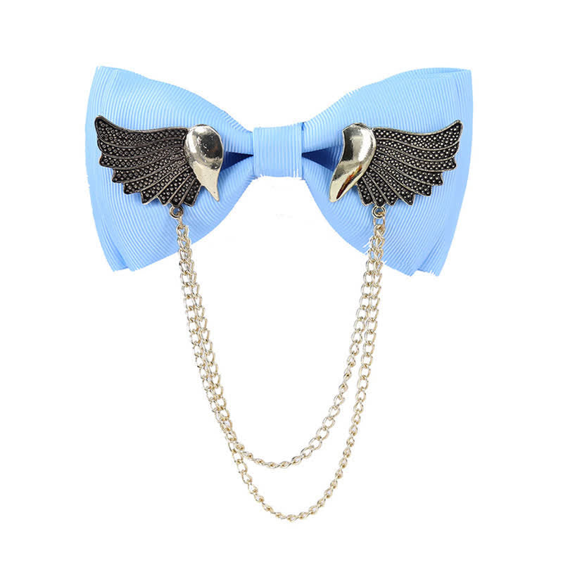 Men's Golden Wing Chain Bow Tie