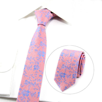 Men's Spring Time Tiny Floral Necktie