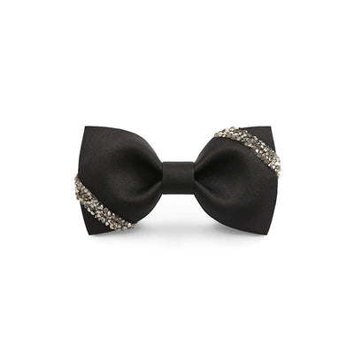 Men's Classy Rhinestone Wedding Bow Tie