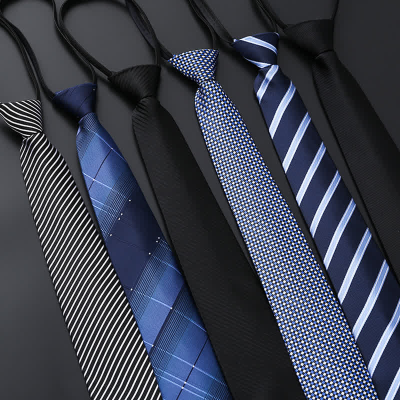 Men's Official Zipper Tie Wedding Necktie