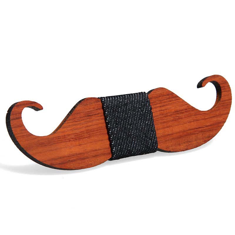 Men's Creative Funny Wooden Bow Tie