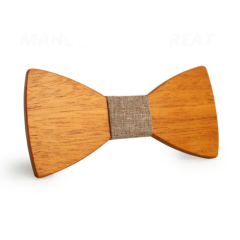 Men's Handmade Bamboo Wooden Bow Tie