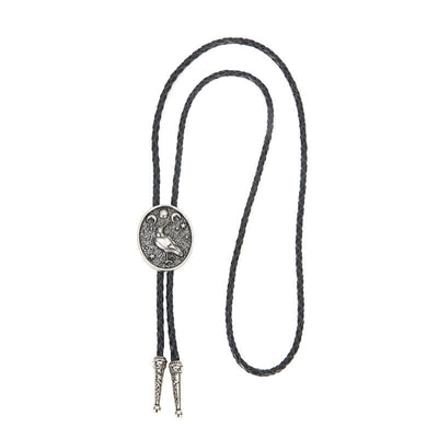 Simple Stars Moon Trendy Bird Bolo Tie