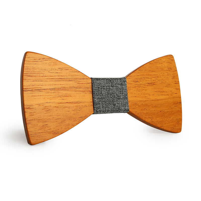 Men's Handmade Bamboo Wooden Bow Tie