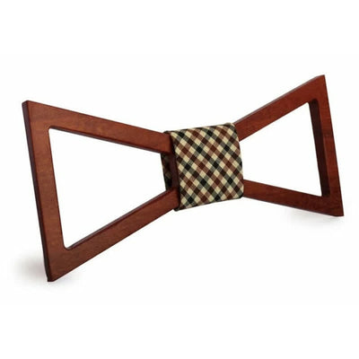 Men's Classic Framed Wooden Bow Tie