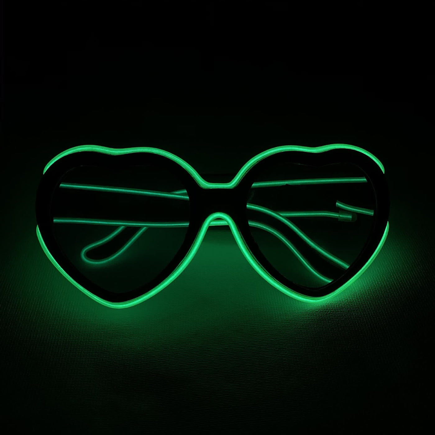 Heart Shaped Nightclub Party LED Glasses