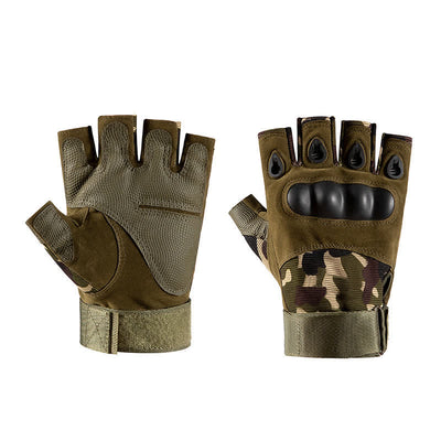 Non-Slip Half Finger Hands Protector Tactical Gloves