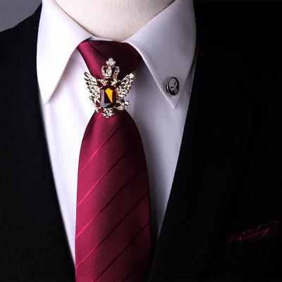 Men's Royal Throwback Pin Buckle Necktie