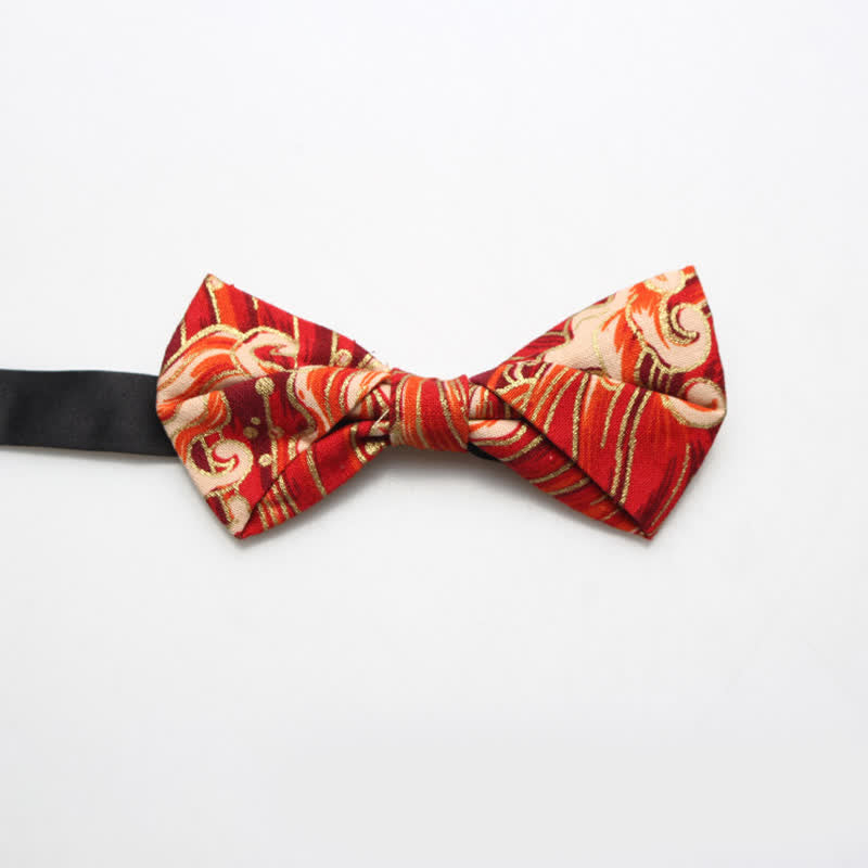 Men's Royal Pattern Wedding Cotton Bow Tie