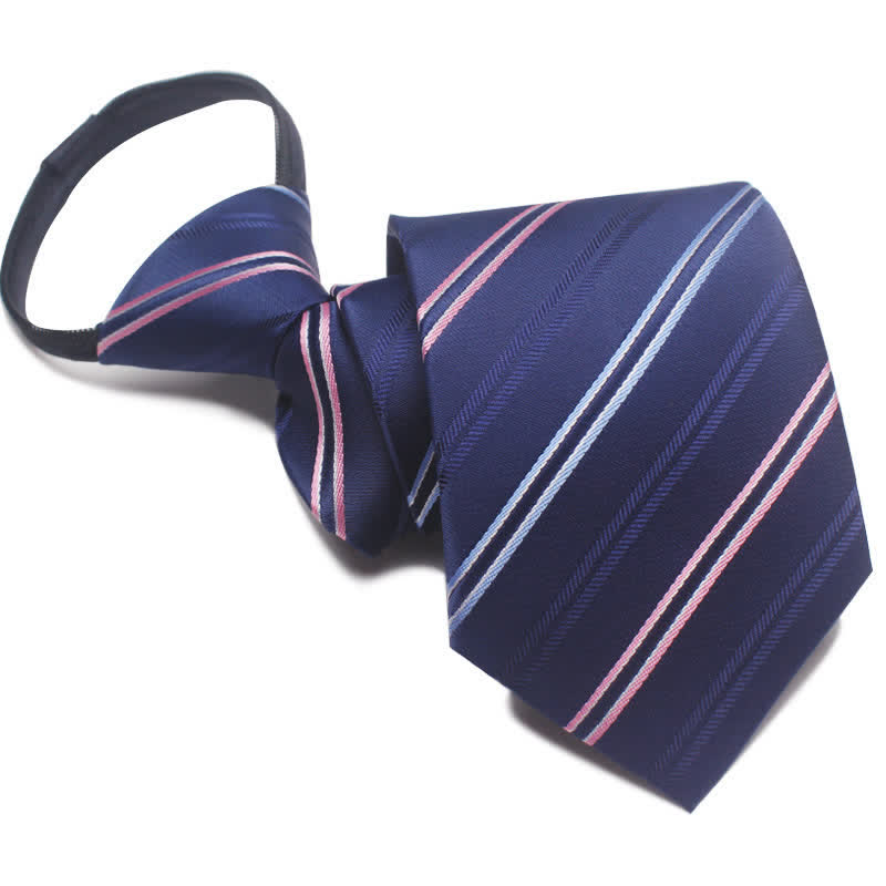 Men's Modern Zipper Tie Businessmen Necktie