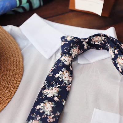 Men's Vintage Liberal Floral Necktie