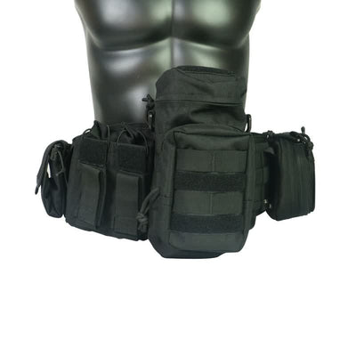 Men's 5Pcs Utility Molle Tactical Padded Belt