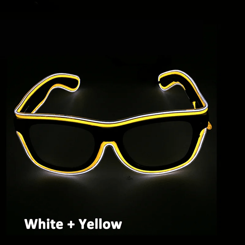 Double Colors Decorative Party Glowing LED Glasses