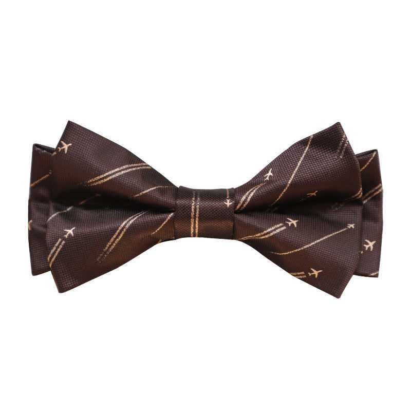 Men's Stylish Striped Dots Bow Tie