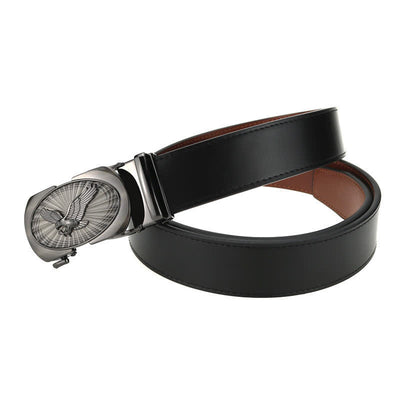 Men's Soaring Eagle Automatic Buckle Business Leather Belt
