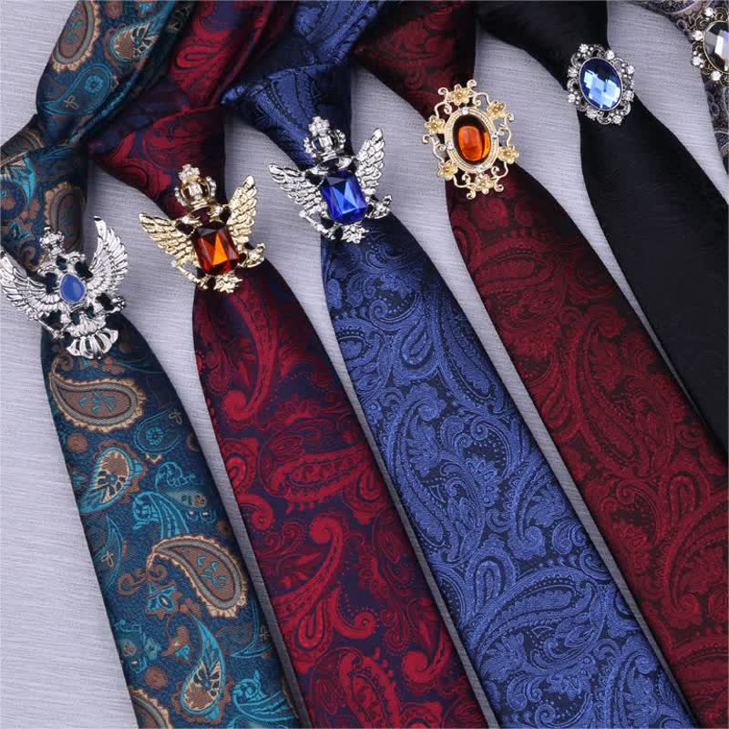 Men's Royal Throwback Pin Buckle Necktie
