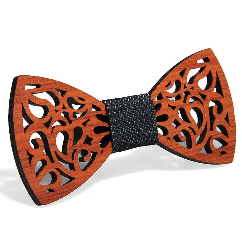 Men's Creative Funny Wooden Bow Tie