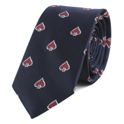 Men's Animals Poker Motifs Necktie