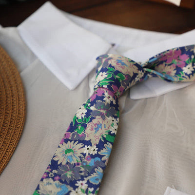 Men's Vintage Liberal Floral Necktie