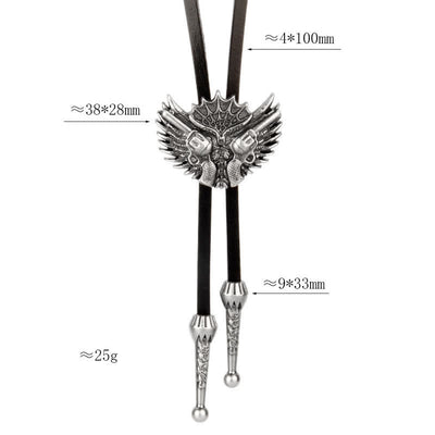 Double Guns Wings Casual Bolo Tie