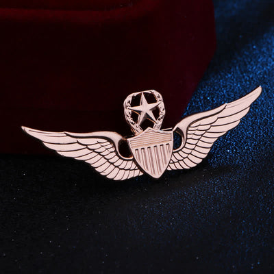 Men's Pilot Wing Badge Brooch