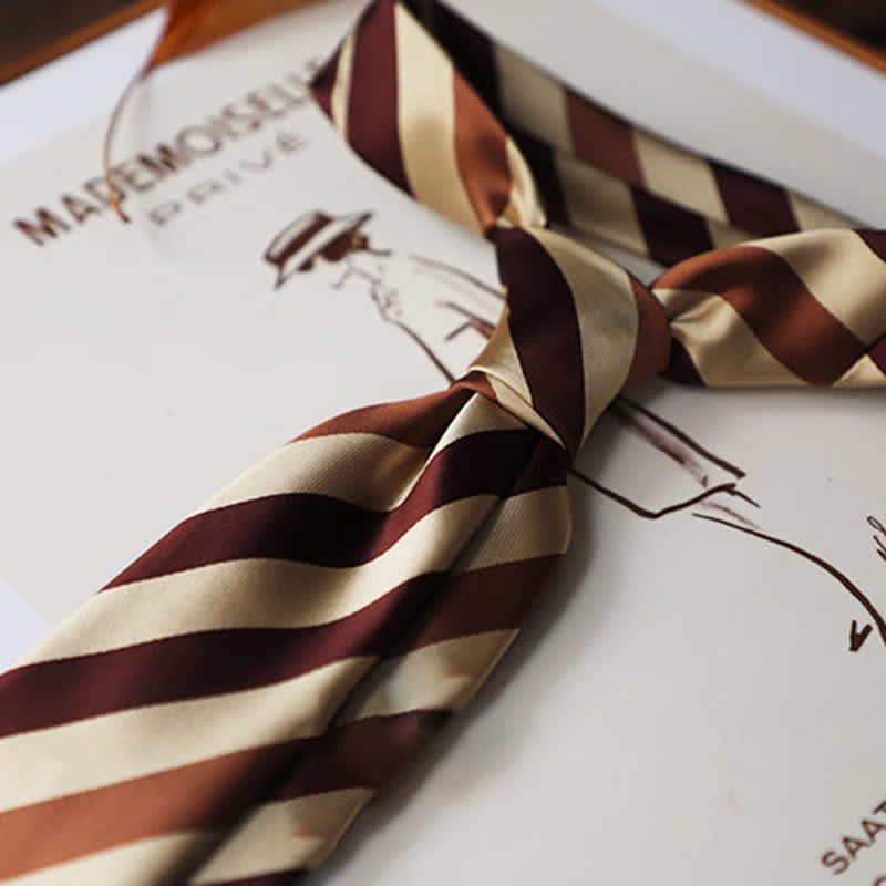 Men's Classical Daily Office Striped Necktie