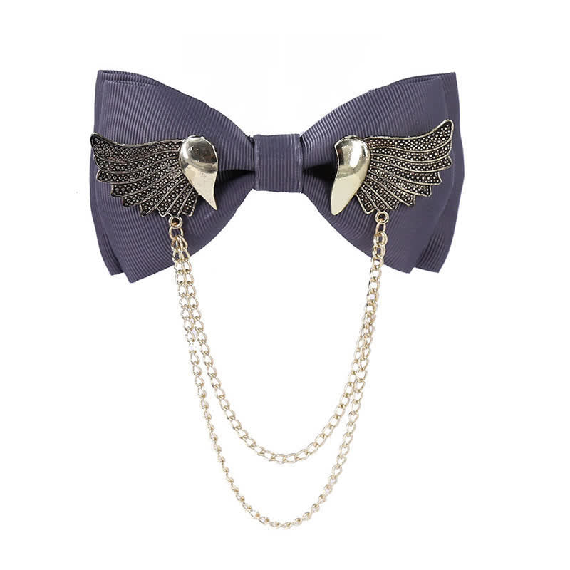 Men's Golden Wing Chain Bow Tie