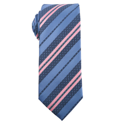 Men's Blue Series Paisley Striped Necktie