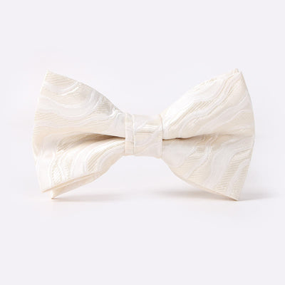 Men's Ocean Wave Printed Double Layered Bow Tie