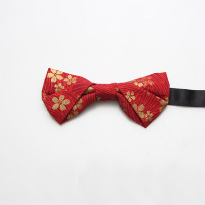 Men's Royal Pattern Wedding Cotton Bow Tie