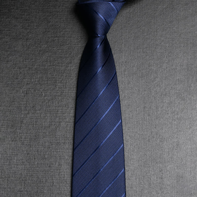 Men's Dark Colored Twill Business Necktie