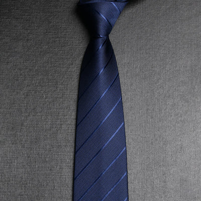 Men's Dark Colored Twill Business Necktie