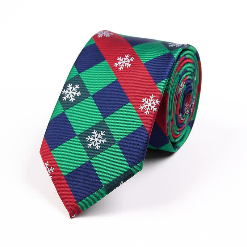 Men's Novelty Christmas Santa Vibe Element Necktie