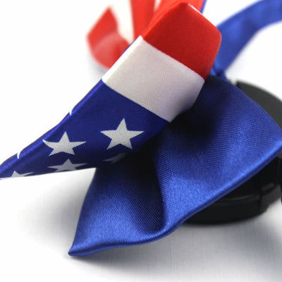 Men's Flag Patriotic Party Bow Tie