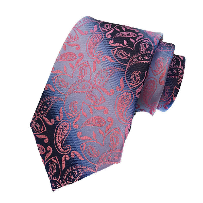 Men's Fancy Gradient Ramp Paisley Necktie