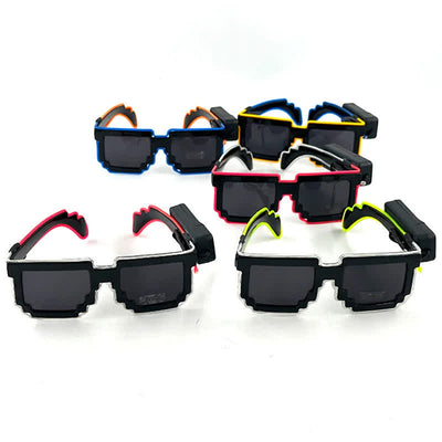Creative Mosaic LED Wireless Party Mode Glasses