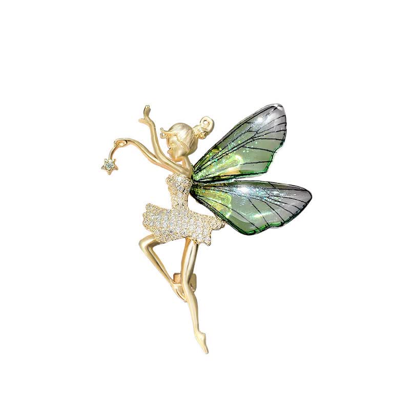 Women's Angel Wings Elf Fairy Brooch