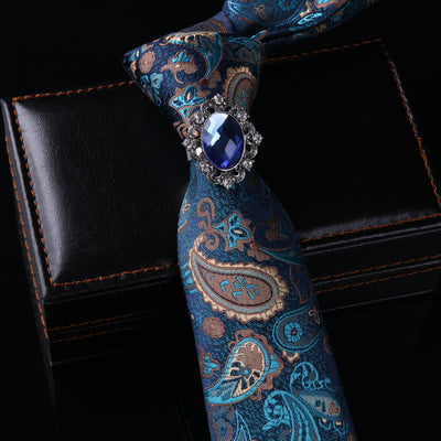 Men's Royal Throwback Pin Buckle Necktie