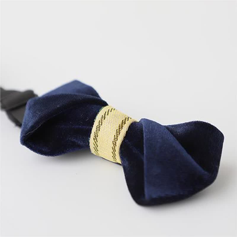 Men's Twisting Velvet Bow Tie