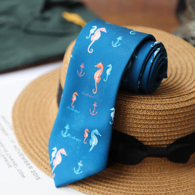 Men's Colourful Prehistoric Creatures Necktie