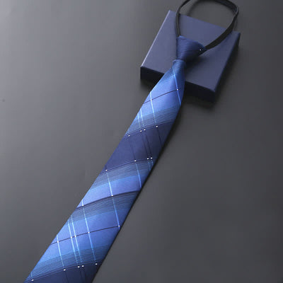 Men's Official Zipper Tie Wedding Necktie
