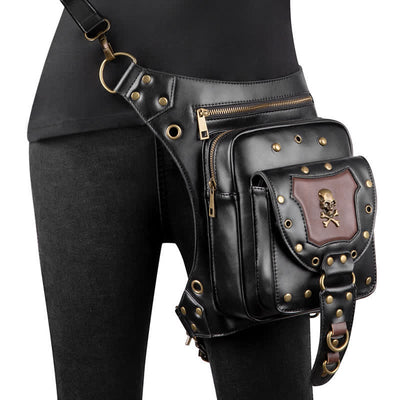 Steampunk Fanny Pack Thigh Holster Shoulder Waist Leg Bag