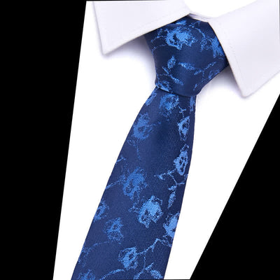 Men's Botanical Leaves Floral Necktie