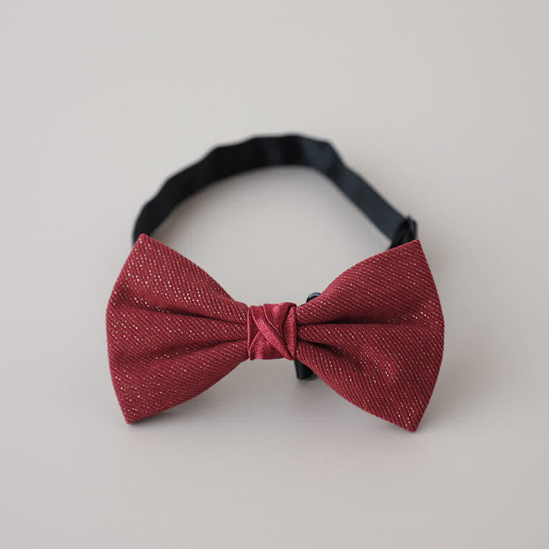 Men's Sweet Candy Color Two Tone Bow Tie