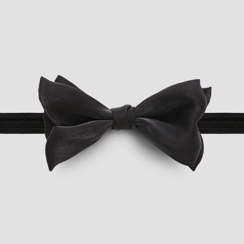 Men's Shining Fish Tail Shape Wedding Suit Bow Tie